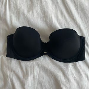 Calvin Klein Black Strapless Bra